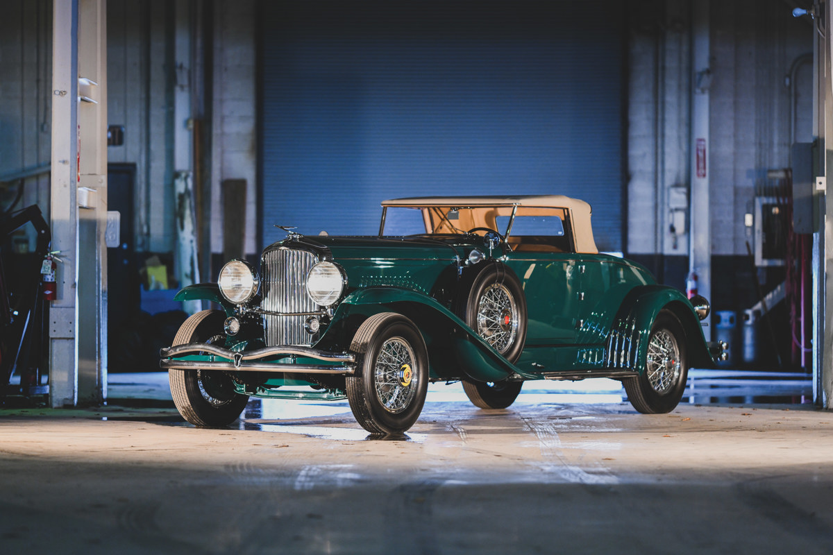 1932 Duesenberg Model J Convertible Coupe by Murphy offered at RM Sotheby’s Amelia Island live auction 2020